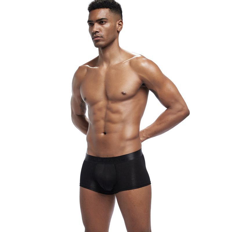 JOCKMAIL calzoncillos de boxeador de los hombres cintura baja modal transpirable calzoncillos de boxeador Comercio exterior al por mayor caliente