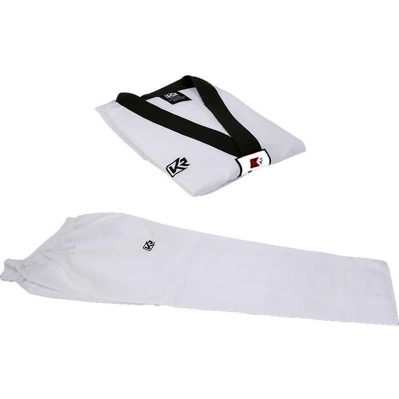 Ropa de pista de fábrica de Kangrui transfronteriza ropa de taekwondo de secado rápido ropa de entrenador entrenamiento ropa de pista de verano hombres y mujeres adultos