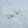 Fashionable silver small earrings, European style, simple and elegant design, wholesale