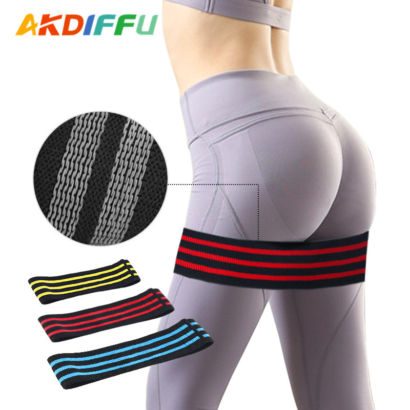 Hip yoga banda elástica látex seda poliéster algodón banda de tensión anillo de cadera sentadillas banda de resistencia yoga banda de tensión ejercicio