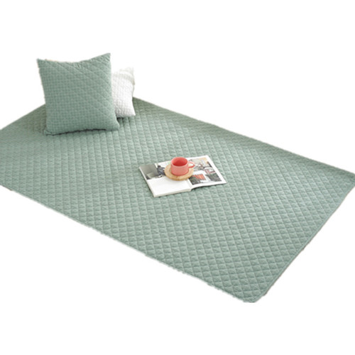 Quilted quilted cotton yarn-dyed cotton floor mat grid children's baby crawling mat nap mat climbing mat manufacturer wholesale