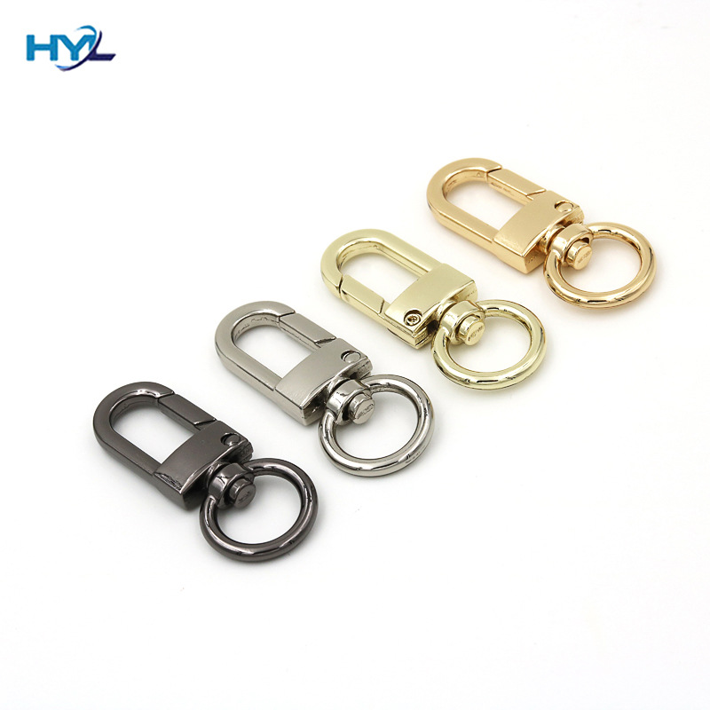 女包配件钩扣五金配件扣男包带扁扣女包包带配件扣子挂钩金属方扣