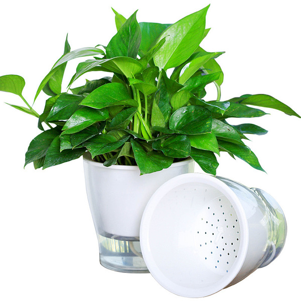 Transparent plastic creative quality big flowerpot