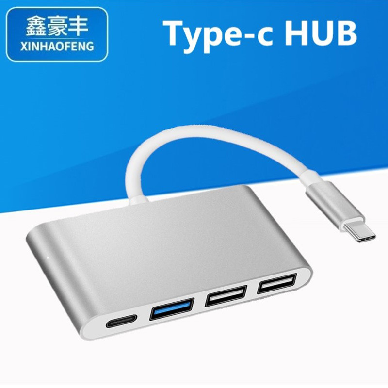 Applicable to Apple notebook USB3.1 to HUB + charging type-c to HUB 4-port USB3.0 HUB Applicable to Apple notebook USB3.1 to HUB + charging type-c to HUB 4-port USB3.0 HUB