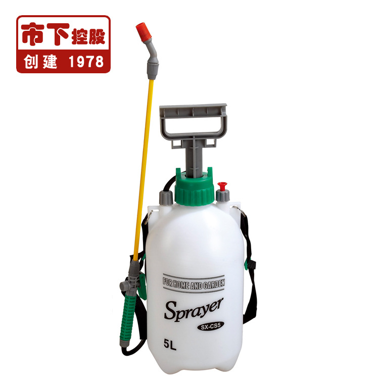5 l/8 L hombro-tipo pulverizador de presión de aire manual jardinería riego y pulverización Desinfección del sitio regadera de plástico