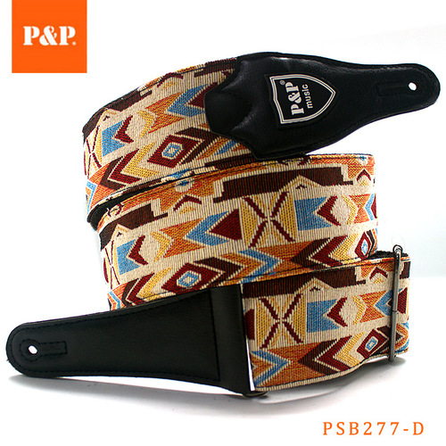 Guitar strap embroidery cotton thickened and widened bass universal factory 26.25 wide Amazon