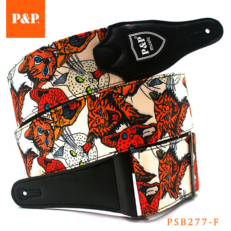 Correa DE LA GUITARRA bordado algodón engrosada ensanchado bajo Universal fábrica 26,25 ancho Amazon Venta caliente en stock