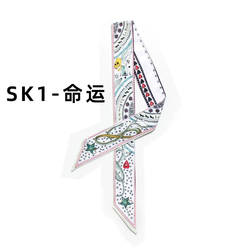 Double-layer double-sided bag, purse, handle, hair band, neckerchief