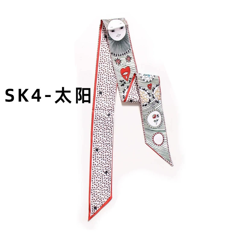 Double-layer double-sided bag, purse, handle, hair band, neckerchief