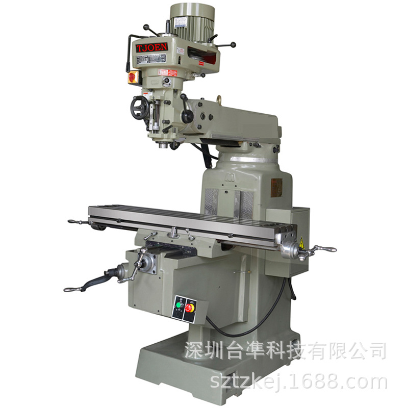 厂家批发台湾台凖铣床新虎将快捷鸿咏龙昌传统炮塔铣床