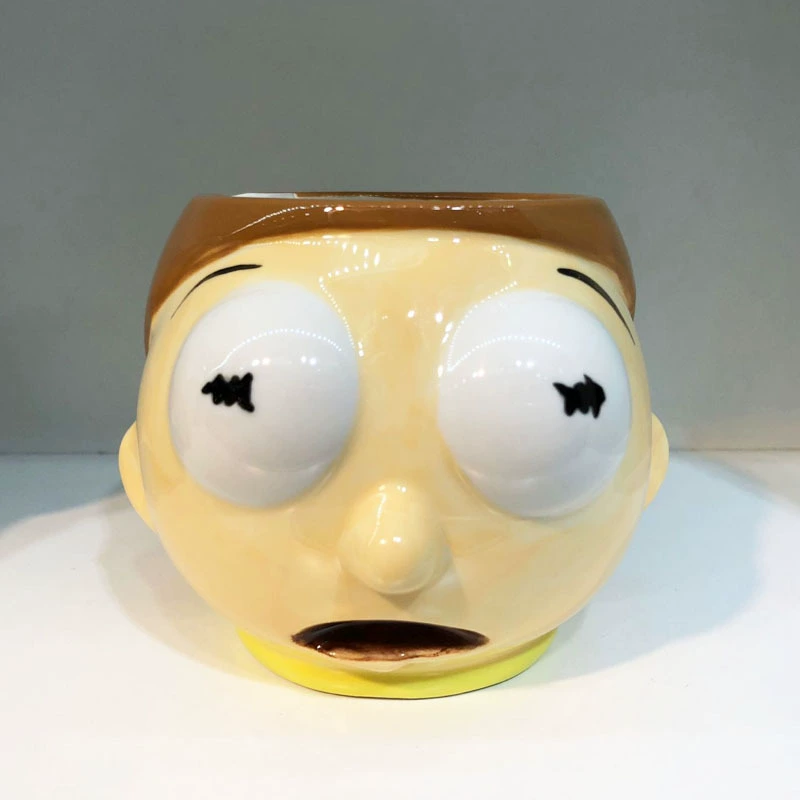 3D керамическая кружка, дизайны мультяшного старика и ребенка, подарочная кружка 301–400 мл