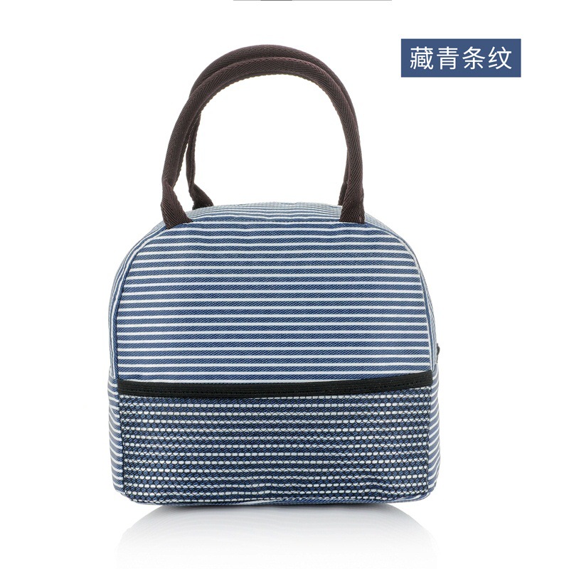 Bolsa térmica de papel de aluminio simple engrosada bolsa de almuerzo térmica Portátil Bolsa de almuerzo con arroz bolsa de almuerzo bolsa térmica portátil