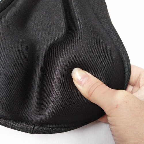 Bicycle seat cover 3D sponge seat pad mountain bike triangle straight groove seat cover saddle cover cycling gear