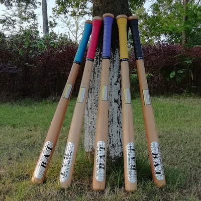 solid Beech Bat Meet an emergency Baseball bat thickening solid wood Hardwood Meet an emergency Softball Baseball bat