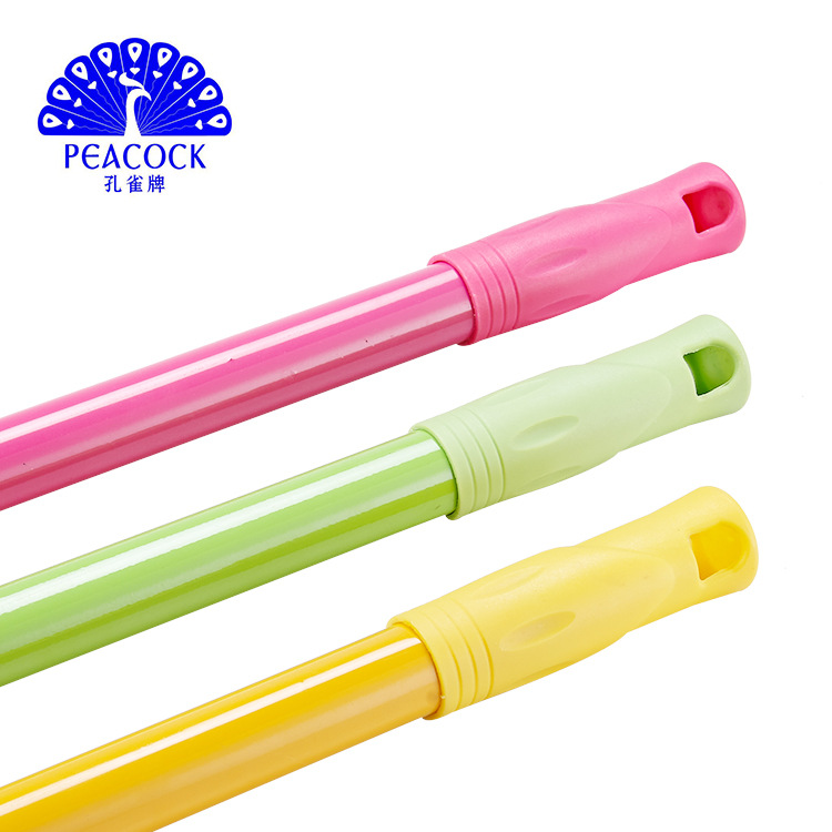 Factory Direct mop Rod broom Rod broom handle cleaning comfortable handle spray paint candy color length iron rod