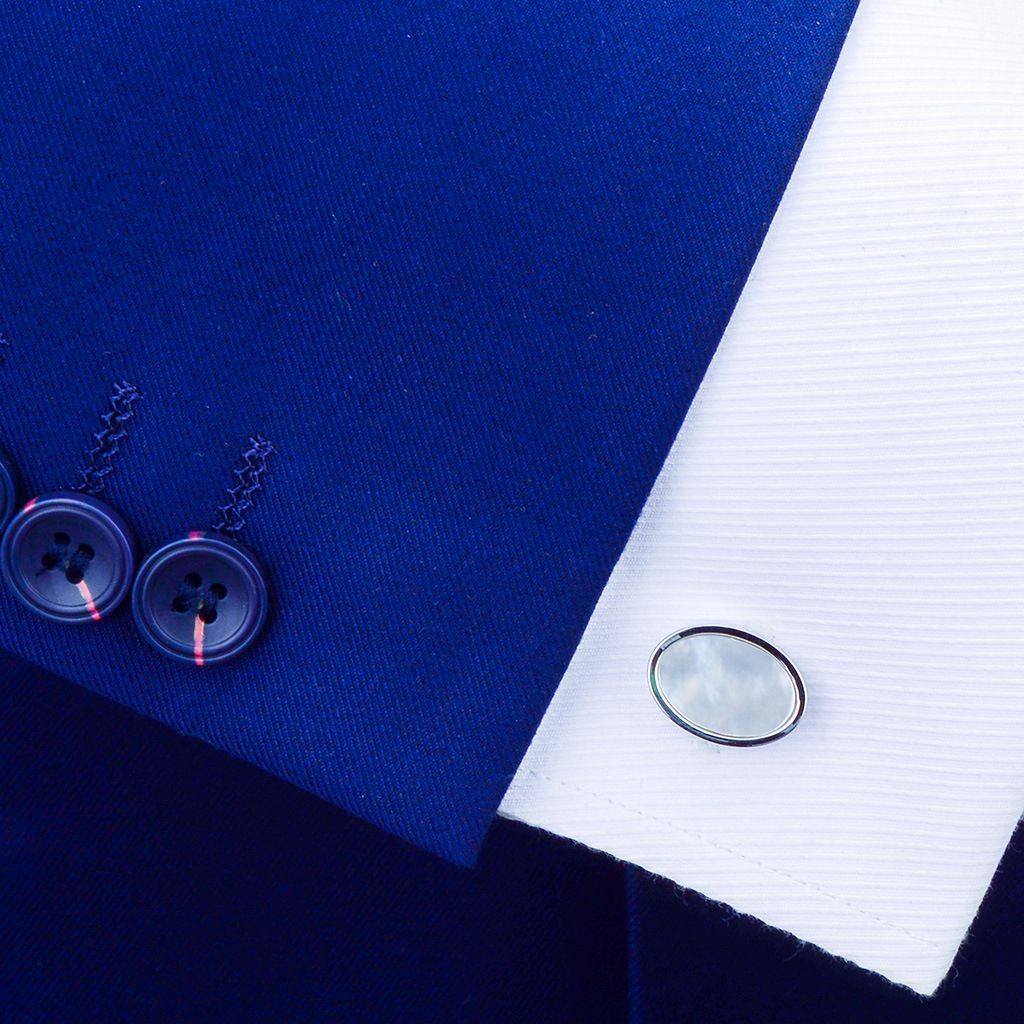 Savas Oval Shell French Shirt cufflinks cufflinks Women and Men's Business cufflinks Clothing Accessories cufflinks