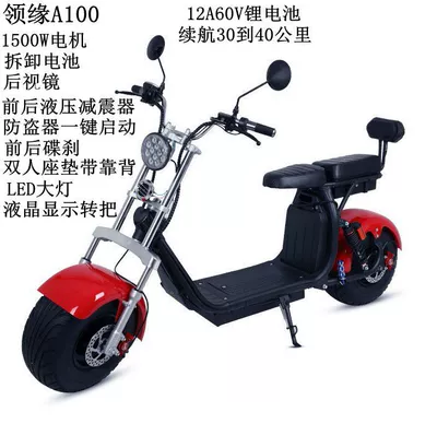 Motorcycle Citycoco Adult Wide: Elektrikli motosikletlər - disassemble-lithium-battery-12a60v-185-inch