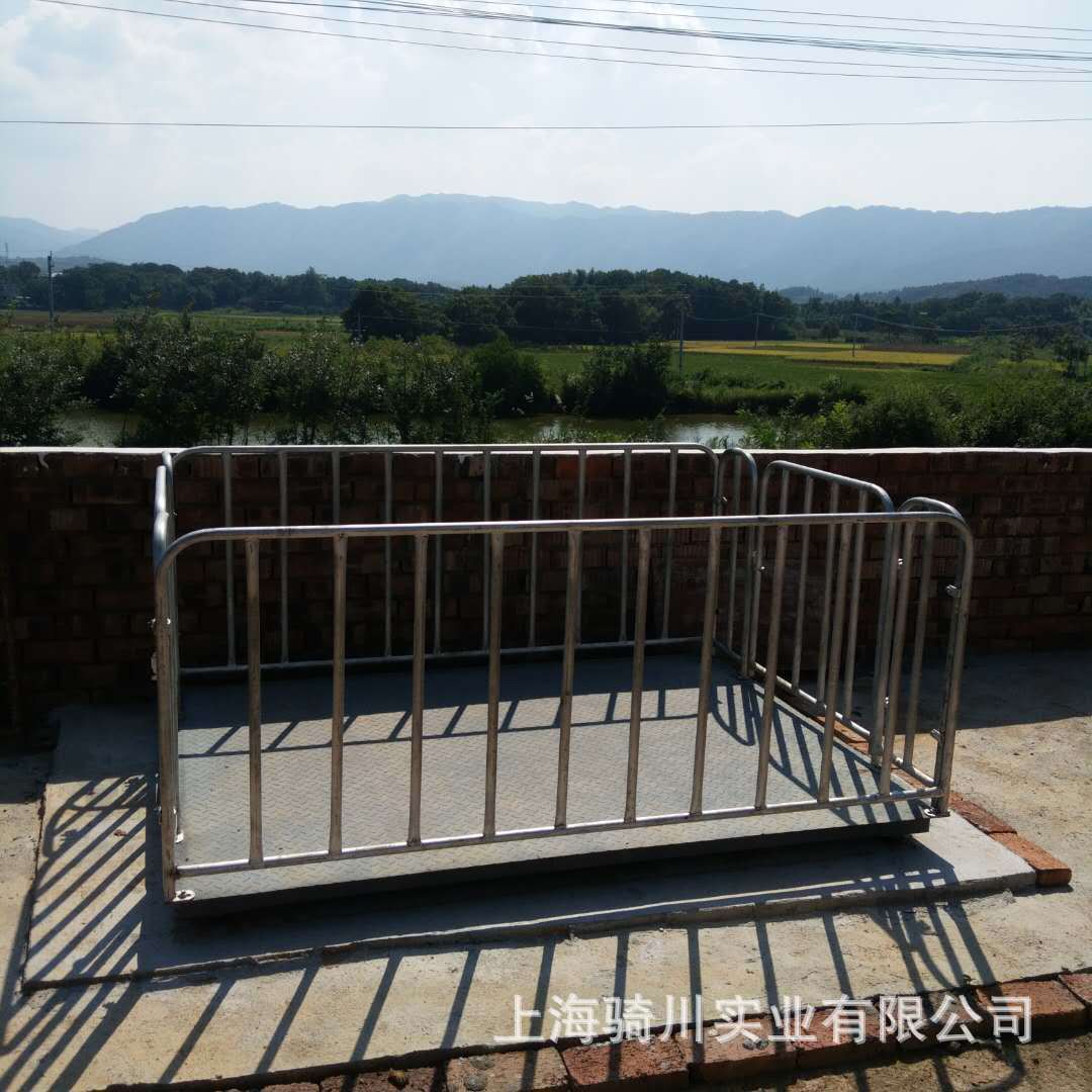 湖南带围栏精准电子秤 永州0~3吨高精度称猪地磅销售点