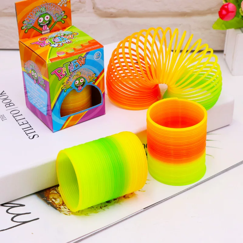 Classic Slinky, plastic toy, elastic ring, Birthday gift