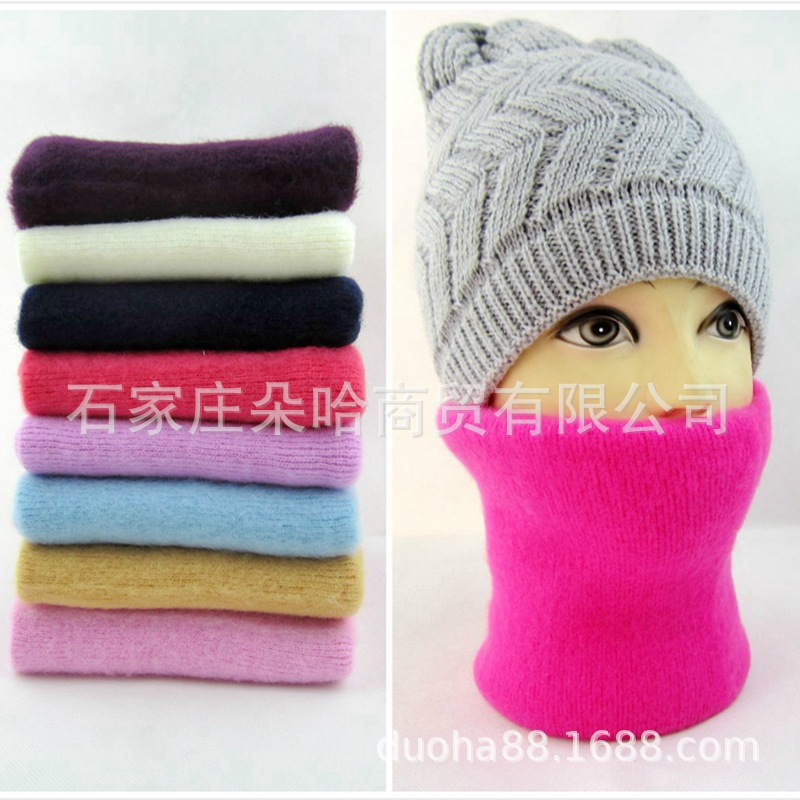 高领围脖套护颈中老年人保暖领圈男女士假领子秋冬季户外