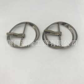 工厂新款金属椭圆大针扣鞋扣 五金圆鞋扣 春秋女鞋配件 茶金