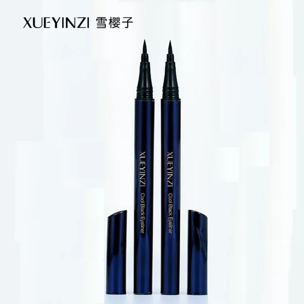 Snow Sakura Quick-Dry Eyeliner Pen Black Waterproof Smudge-Proof Liquid Eyeliner Pen Domestic Makeup Cosmetics