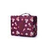 Capacious storage bag for traveling, cartoon organizer bag, flowered