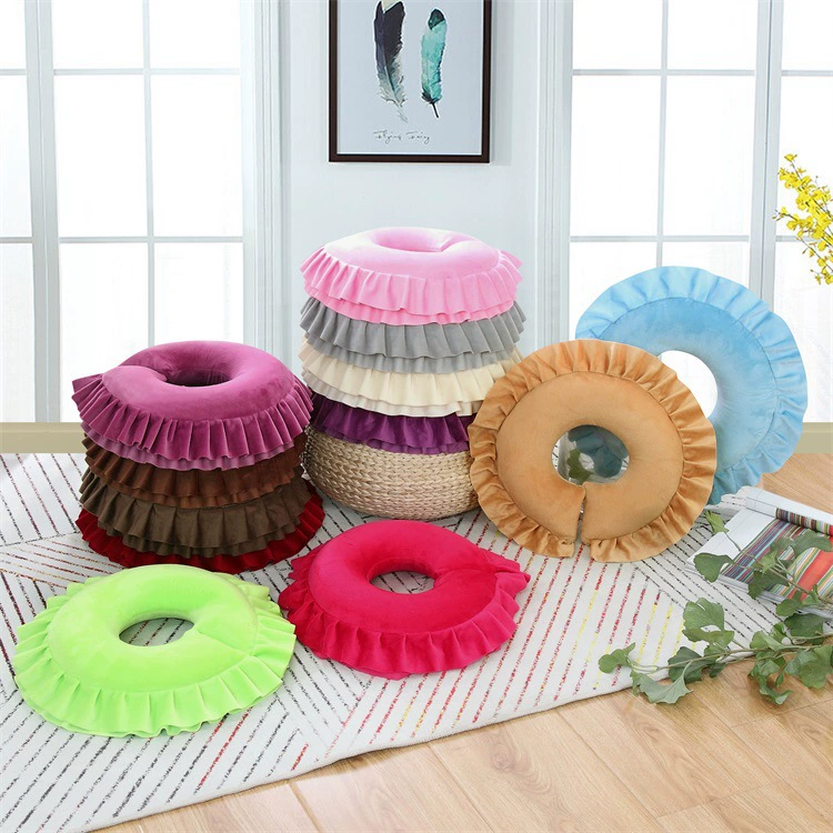 Подушка из пены с эффектом памяти с бамбуковым углем, съемная и моющаяся, массажная U-образная подушка, защита шеи, декомпрессионная подушка для сна с поддержкой шейного отдела позвоночника.