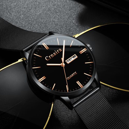 New Fashion Men's Quartz Watch with Pointer Display, Casual and Stylish, Simple Design, Waterproof, Wholesale