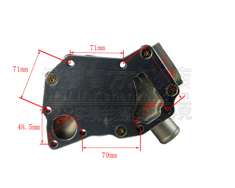 Bomba de agua de carretilla elevadora 8973215083 con ISUZU 4LB1 accesorios generadores de carretilla elevadora bomba de refrigeración conjunto de bomba de fluido