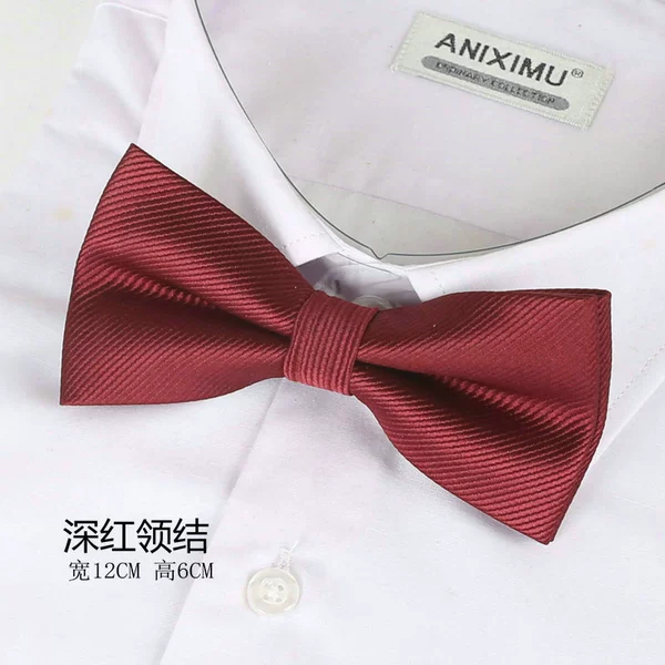 Deep -red neckline