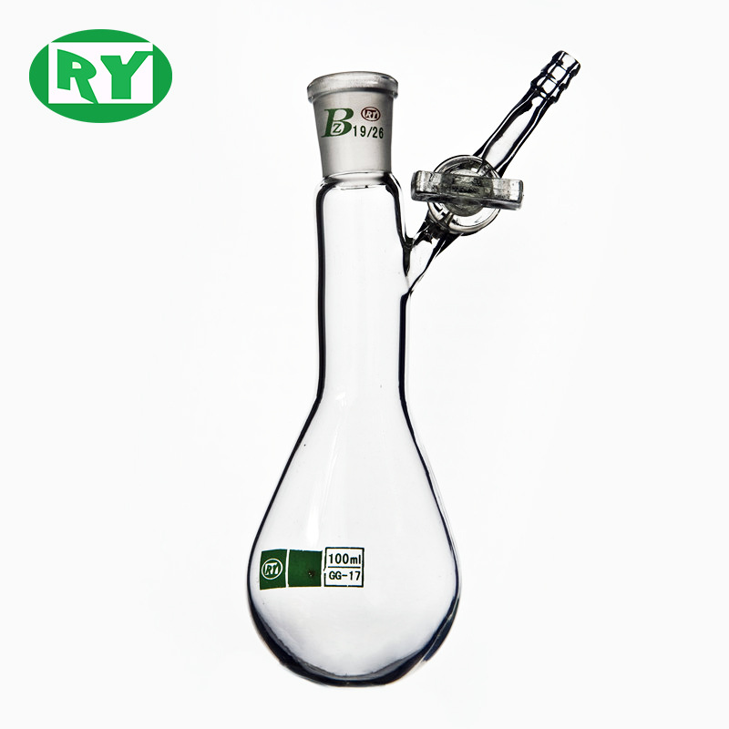 上海禾汽 实力厂家 高硼硅3.3 玻璃节门 二口反应茄瓶 旋蒸瓶