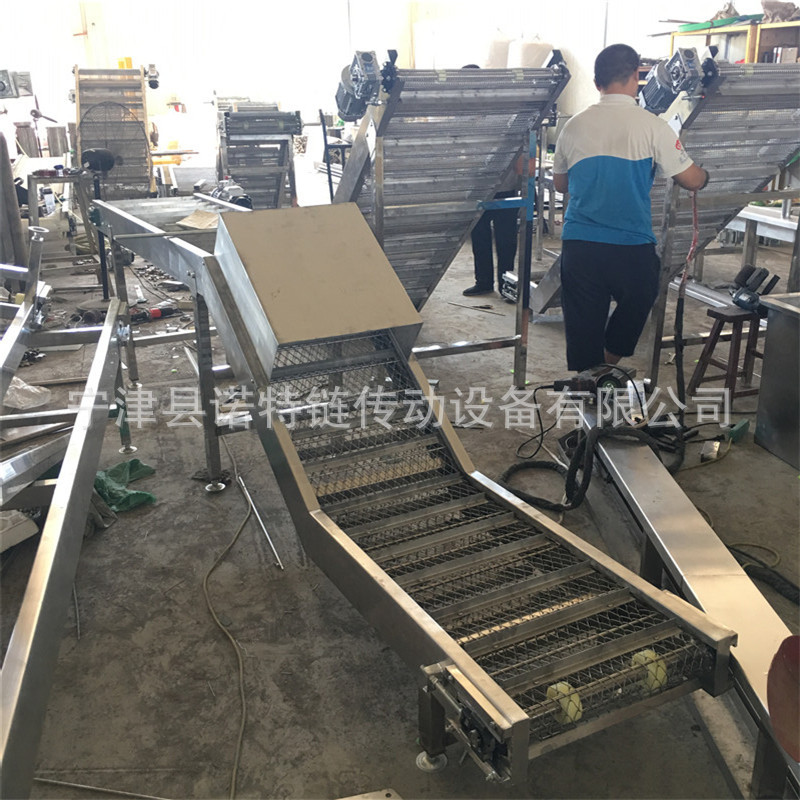 直供蛋糕冷却线螺旋网带输送机 180度网链转弯机 网链上料提升机