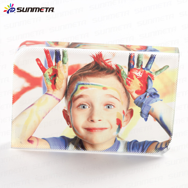 Adornos de cristal sublimación de transferencia de calor artesanías de cristal DIY materiales de artesanía cristal blanco embrión de transferencia de calor pintura consumibles