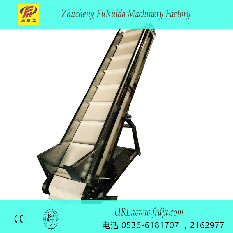 供应鸡爪处理设备 爬坡提升输送机鸡爪脱皮加工成套流水线设备