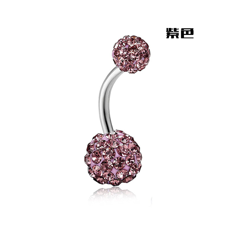 Europäisch-amerikanischer, grenzüberschreitender Wunsch: Modischer Bauchnabelpiercing-Schmuck aus Edelstahl mit Volldiamanten, elegant und hochwertig_voghion.com