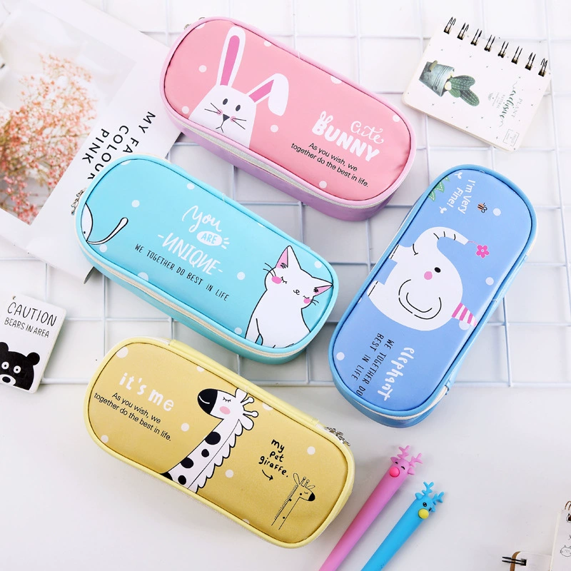П pencilcase из полимерного полиуретана, портативная система хранения для учащихся начальной школы