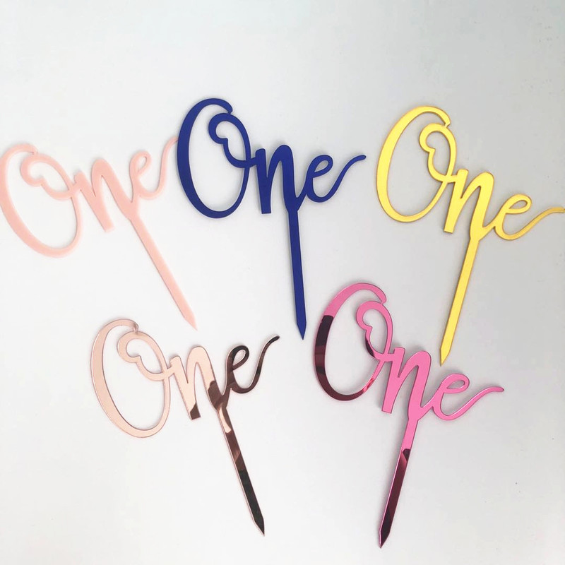 New creative English one only love acrylic cake card holiday party dessert table baking cake decoration New creative English one only love acrylic cake card holiday party dessert table baking cake decoration