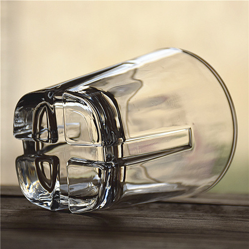 Glass whiskey glass liquor glass beer glass water glass strong liquor glass personalized irregular glass bar supplies