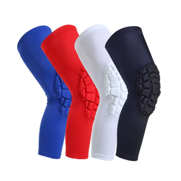 Cross-border wholesale new hot-pressed honeycomb knee pads basketball mountaineering knee pads Dongguan protective equipment manufacturers direct sales