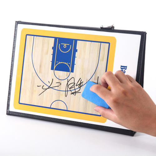 25% off on three-fold basketball tactical board, color folding coaching board, leather teaching board, magnetic coaching board with pen