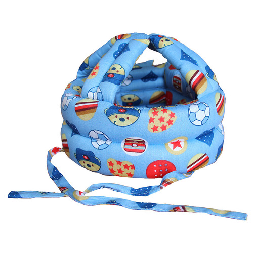  New Baby Anti-Collision Hat Original Infant Learning to Walk Anti-Fall Hat Children's Cotton Safety Hat Breathable Anti-Fall