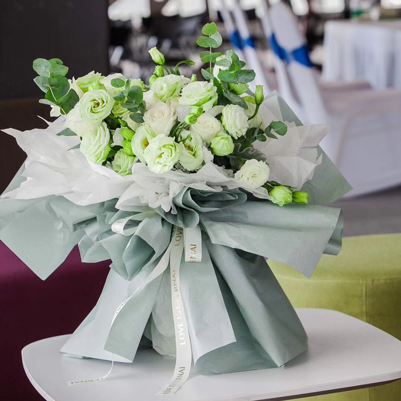 Papel de Sydney coreano al por mayor papel de embalaje de flores, regalo de pastel de sentido avanzado, ramo de papel amasado a mano, material de embalaje de frutas