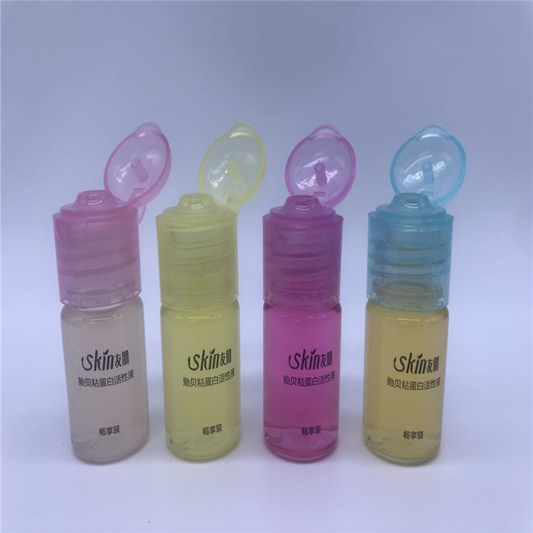 5ml10ml15ml便携防漏翻盖瓶爽肤水化妆水分装瓶PET塑料小空瓶