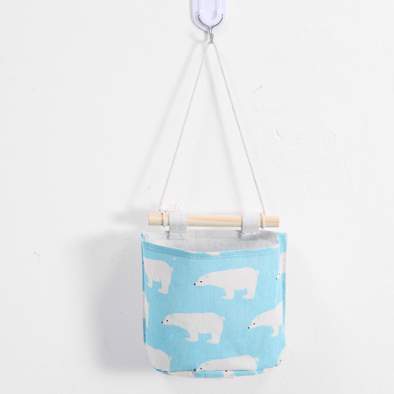 Bolsa colgante decorativa para pared o puerta – Estilo juvenil con diseño de dibujos animados