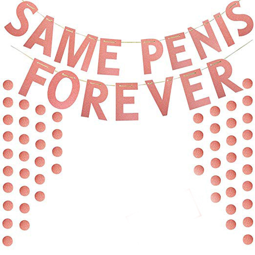 Suministro directo de fábrica novia a ser miss a Mrs oro rosa solo partido Glitter Garland bandera