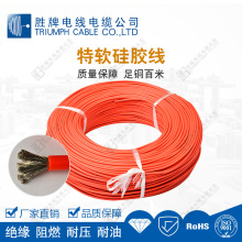 库存现货 软硅胶线20AWG 电脑通信配线 暖房器具用线 多色 现货