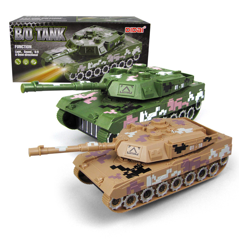 Tanque Militar Eléctrico de Juguete de Plástico con Luces y Música image 1