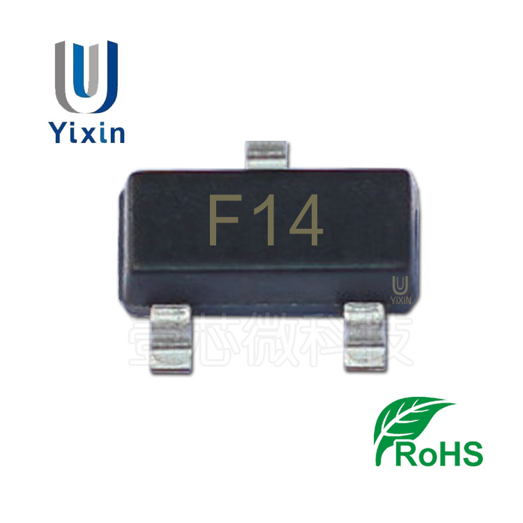 厂家直营 2SC2223 SOT-23 丝印F14 NPN型 高频晶体管 贴片三级管