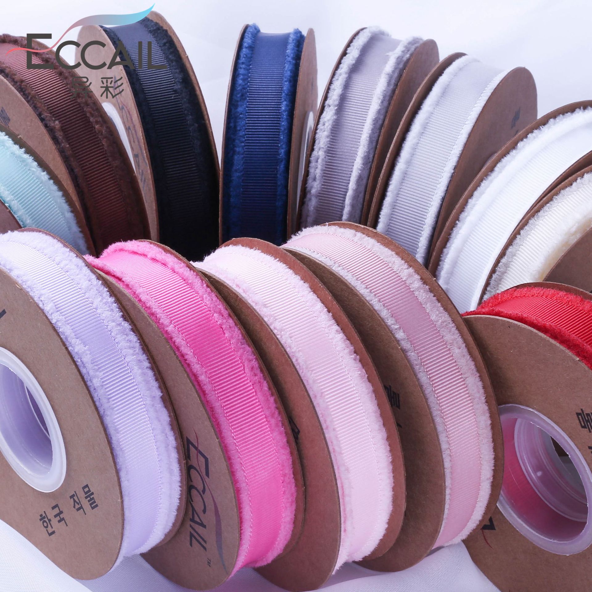 Item--Korean Mohair Edge Threaded Ribbon Hair Accessory DIY Bow Tie Material Hat Hat Clothing Ribbon